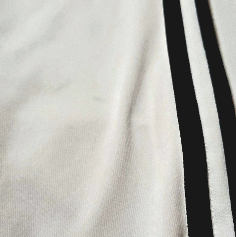 Adidas track pants and joggers. White with black stripes. Unisex youth XS. - Picture 7 of 14